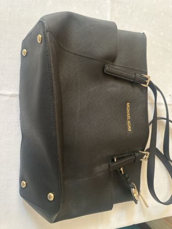 Tasche Michael Kors schwarz Leder Damen guter Zustand