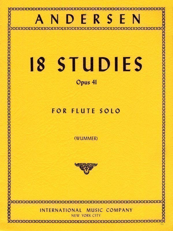 Strumenti musicali: Andersen - 18 Studies für Flöte Opus 41 – Nuovo (secondo la descrizione) da Moosseedorf venduto da Feinbein