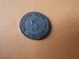 Dt. Reich 1889 A, 5 Pfennig