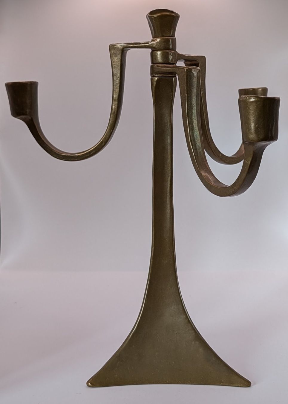 Portacandele: Messing-Kerzenleuchter im Jugendstil - Michael Harjes – Usato da Luzern venduto da mac_qh8h