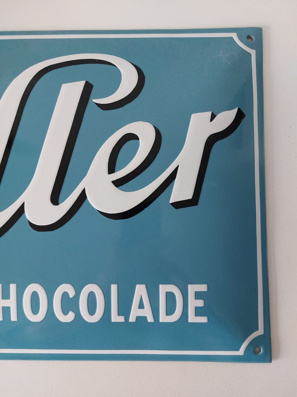 Cailler Insegne: Emailschild Chocolat Cailler plaque émaillée – Usato da Schenkon venduto da Elbarto007 3