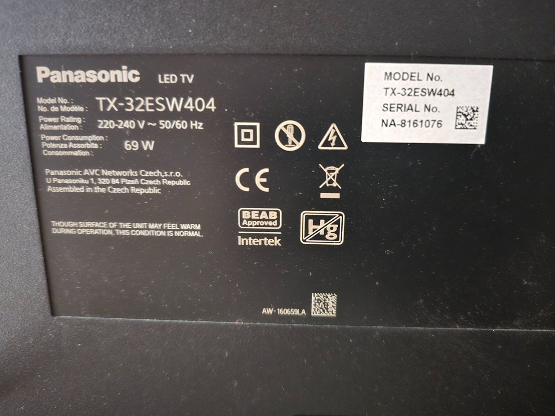 Panasonic Fernseher: TV Panasonic 32" LED – Gebraucht aus La Neuveville von Diamise 2