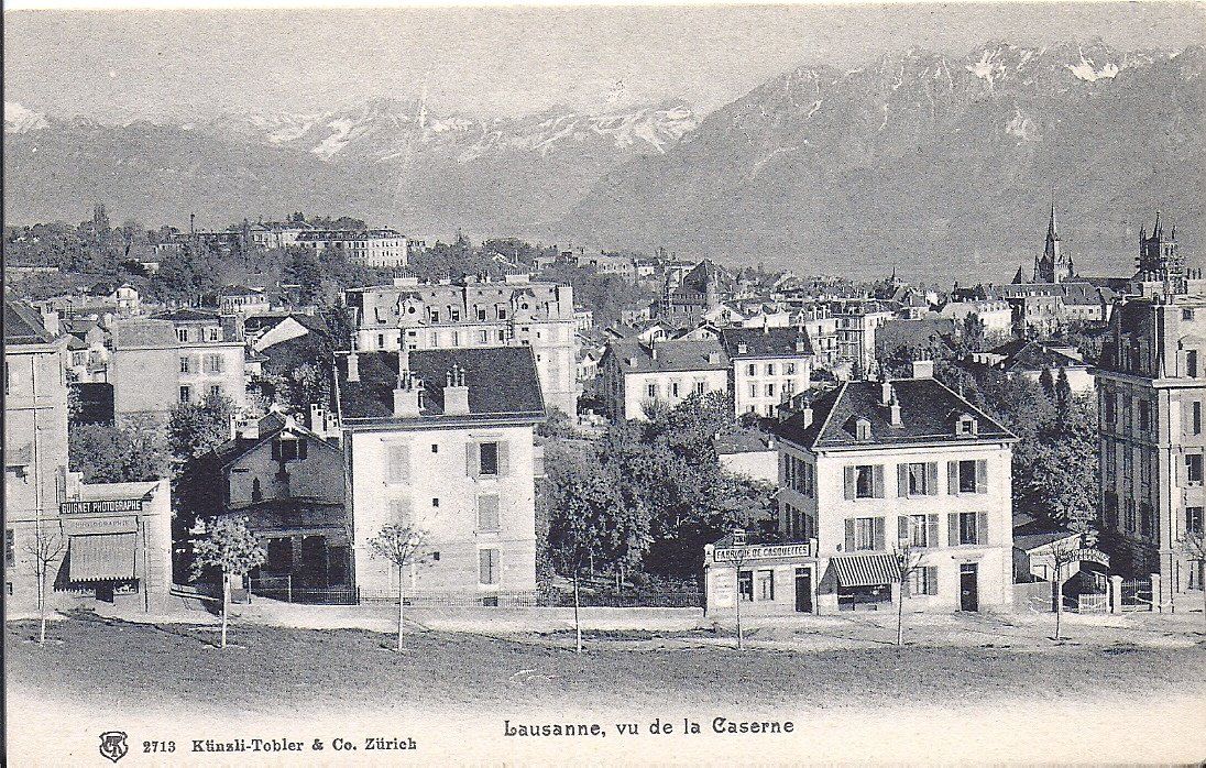 Ansichtskarten: LAUSANNE, vu de la caserne – Neu (gemäss Beschreibung) aus Les Verrières von Scampi0