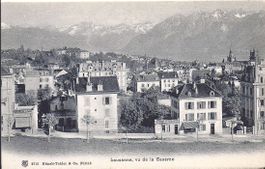 LAUSANNE, vu de la caserne