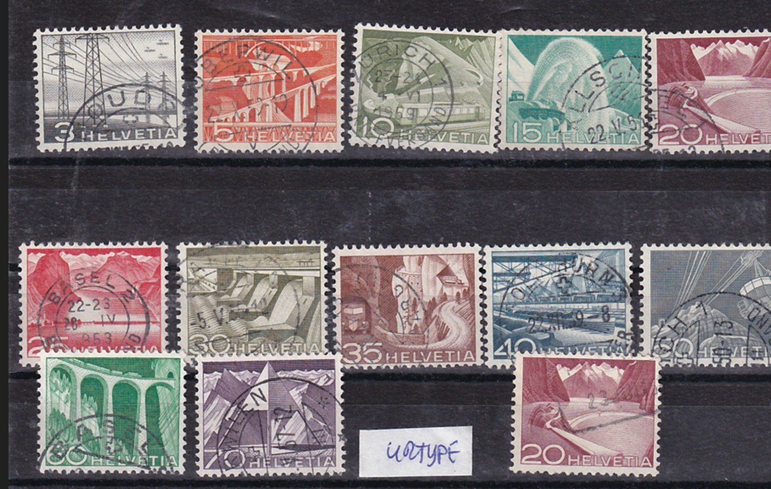 Tutti i francobolli: Série technique et paysage avec Urtype – Usato da Grandson venduto da Rogneux