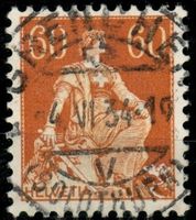 CH - Helvetia m. Schwert - SBK Nr. 140 - Grenchen SO