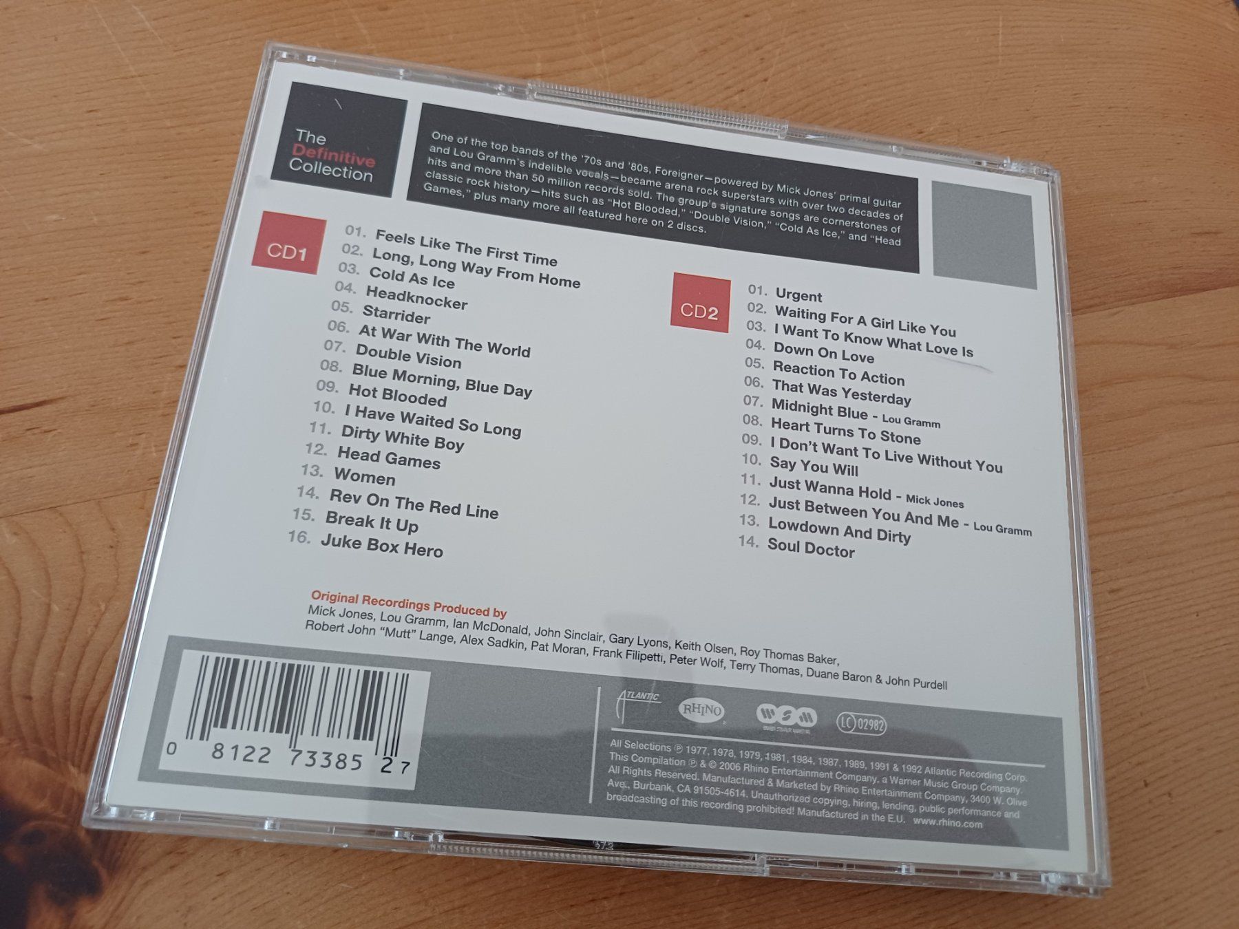CD: Foreigner: The Definitive Collection auf 2 CDs – Usato da Jona venduto da Rreto71 6