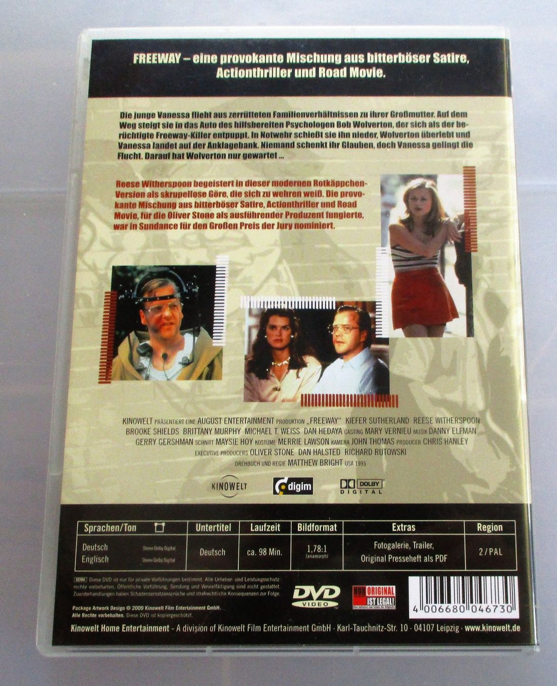 Tutti i DVDs: FREEWAY - Reese Witherspoon/Kiefer Sutherland – Usato da Wattwil venduto da Muriel10 1