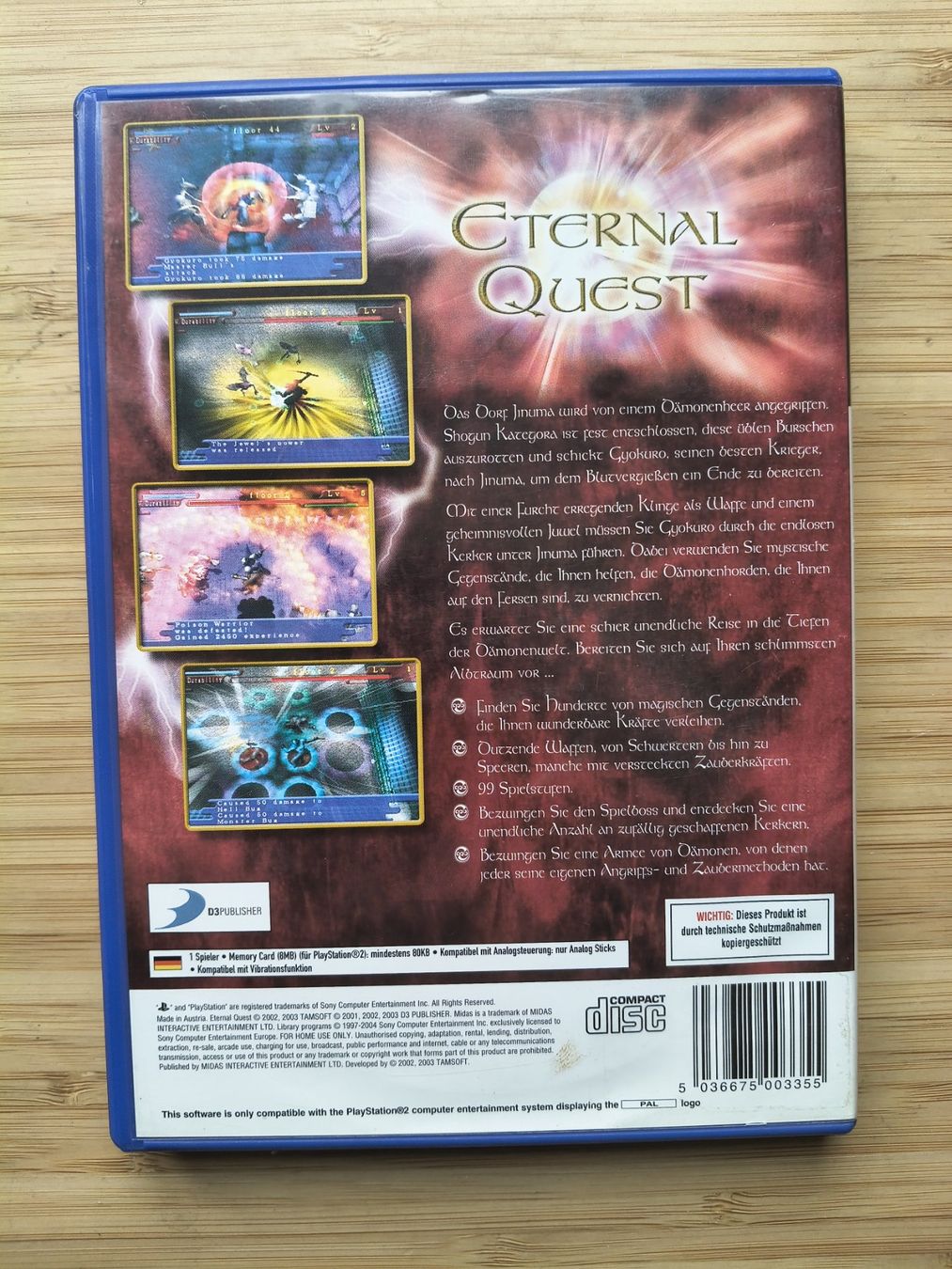 Spiele: Eternal Quest (PS 2) – Gebraucht aus Riedholz von ste_96cd 1