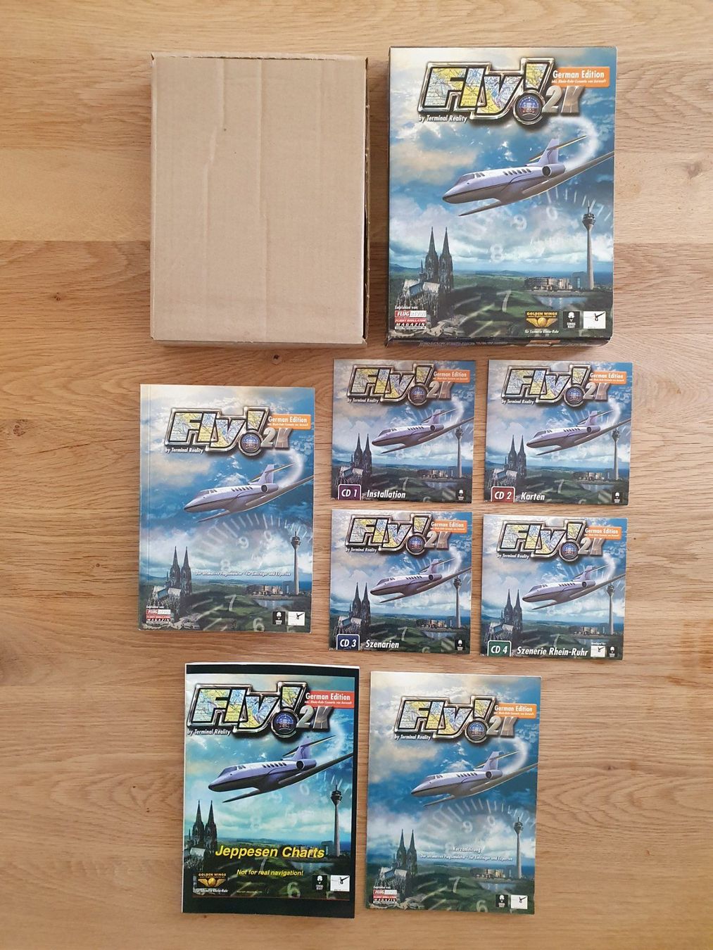 Giochi: PC Game Fly! 2k German Edition (2000) Big Box – Usato da Greifensee venduto da perfectioN88 3