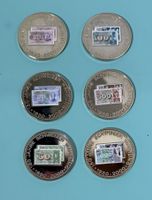 6er-Set 150 Jahre schweizer Währung (5.Notenprägung)