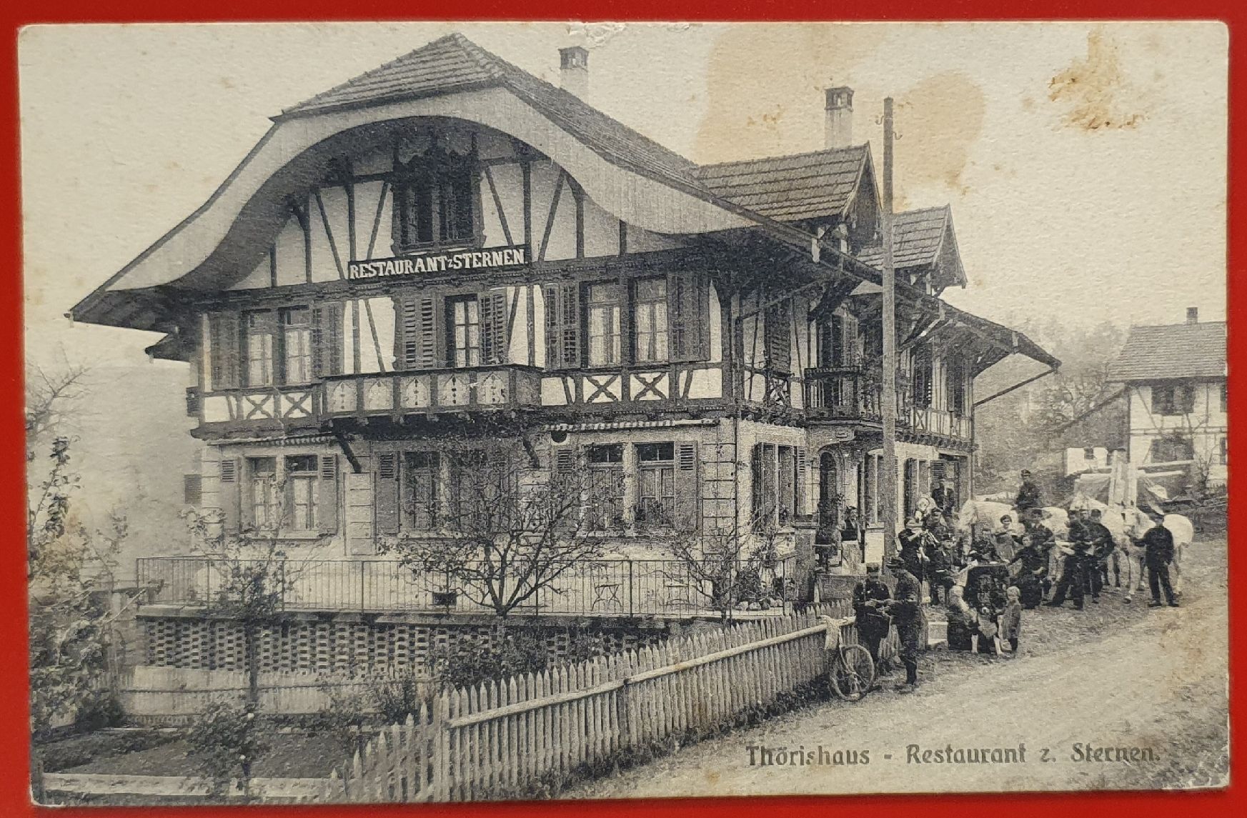 Cartoline postali: Thörishaus - Restaurant z. Sternen – Usato da Kreuzlingen venduto da Rschweiz1