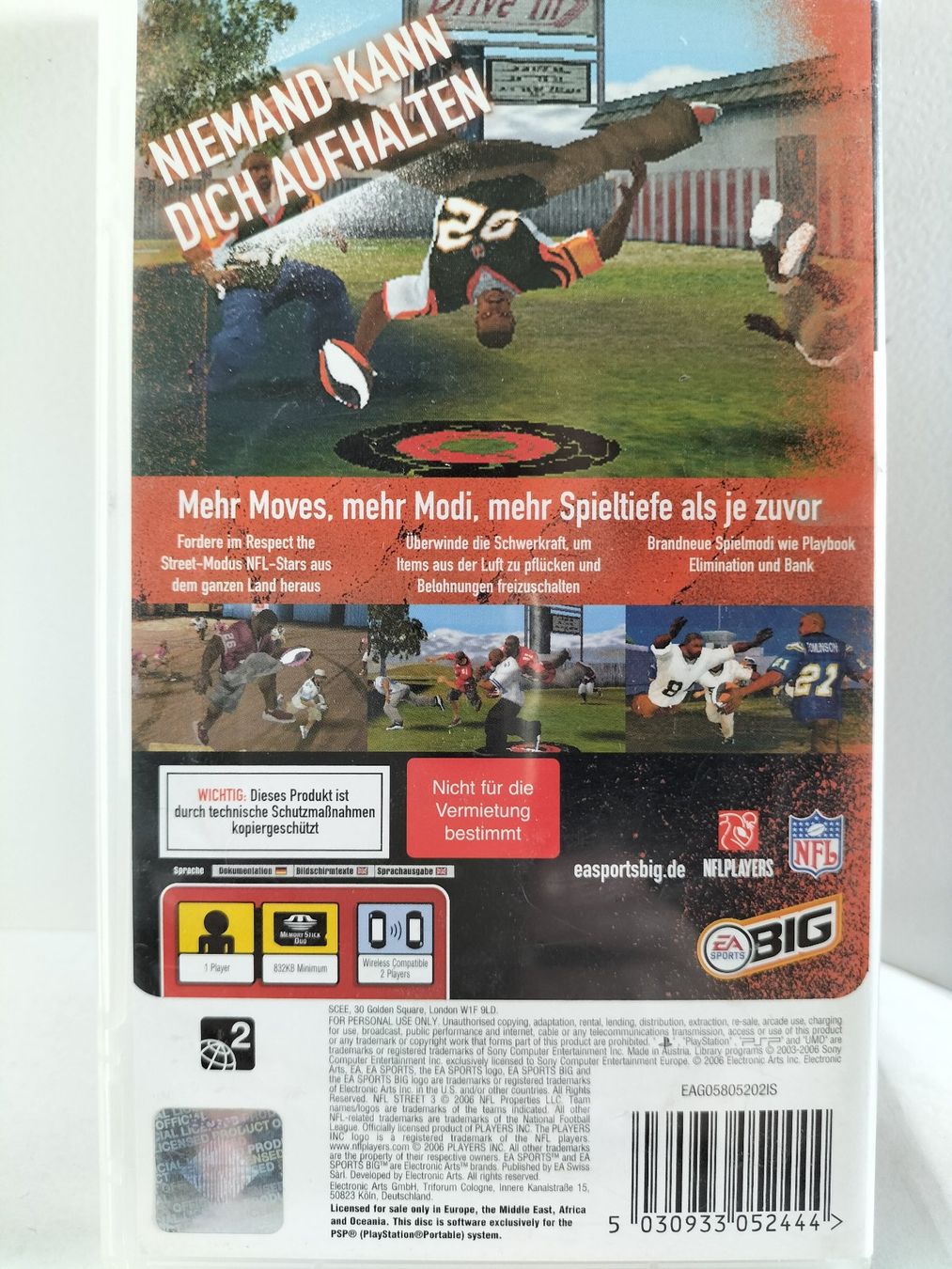 Spiele: NFL Street 3  (PSP) – Gebraucht aus Nürensdorf von  1