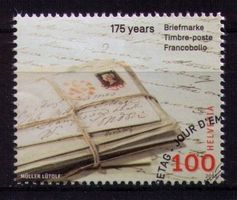 2015_1569_Schweiz 175 Jahre BRIEFMARKE_ONE PENNY BLACK_ET !