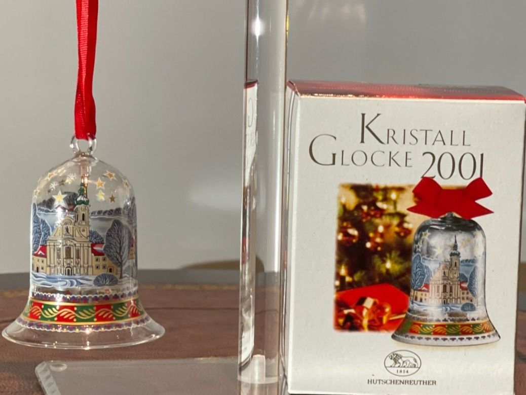 Hutschenreuther Alle Dekorationen: Weihnachtskristall Glocke von Hutschenreuther 2001 – Neu (gemäss Beschreibung) aus Niederwil AG von Allegra-9