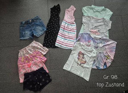 Sommerkleiderpaket Mädchen Gr. 98 (11 Teile) Top Zustand