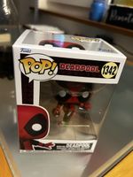 (4)Funko Pop Deadpool 1342 Bowling guter Zustand