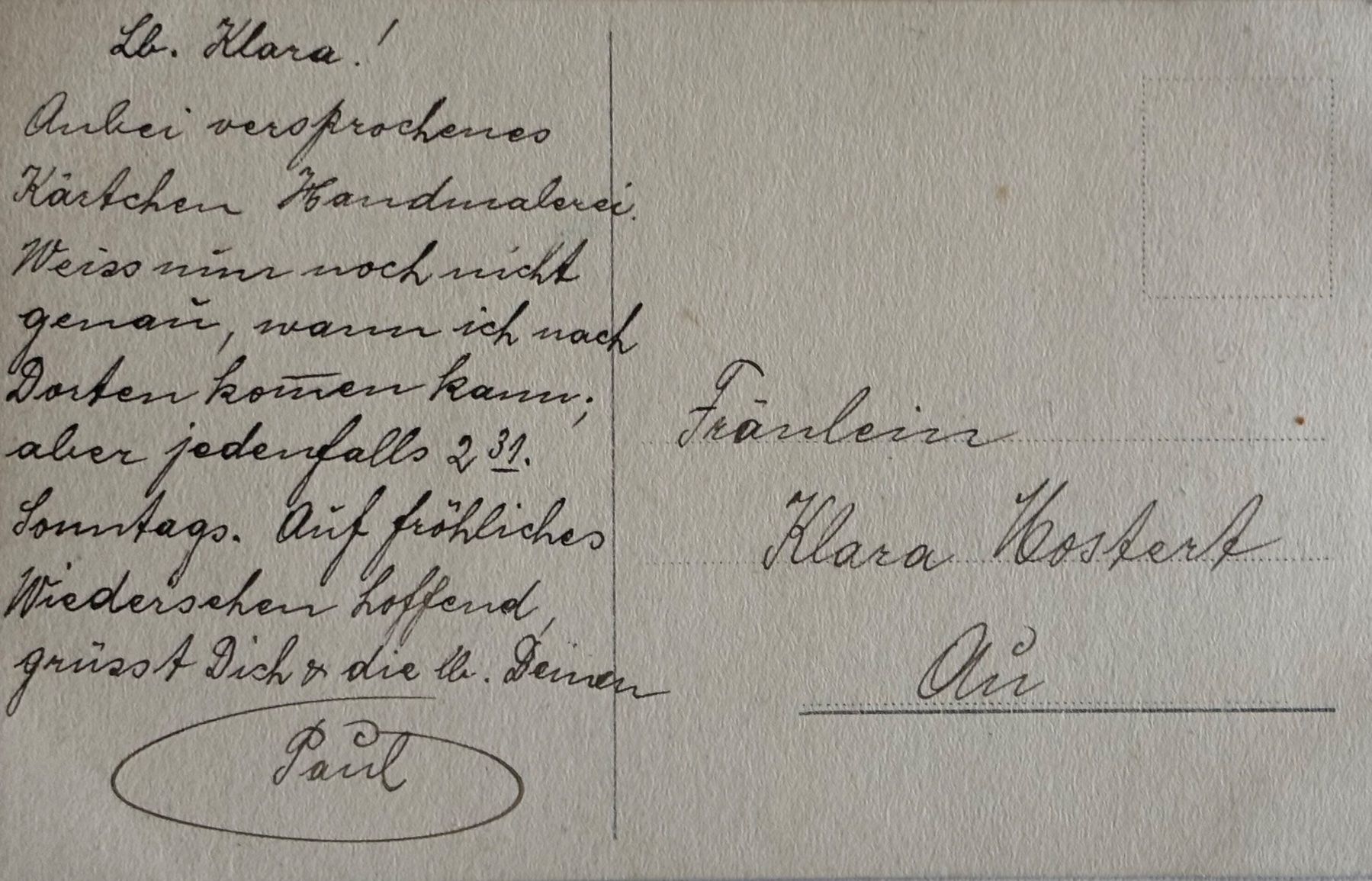 Cartes postales: Landschaft, Handgemalt, TOP! – D'occasion à Frauenfeld par Merk52 1