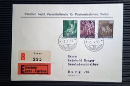 1951 FDC "Landarbeit" (237/243/244)