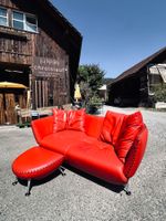 Sofa De Sede DS102 Shell rot Leder Mathias Hoffmann