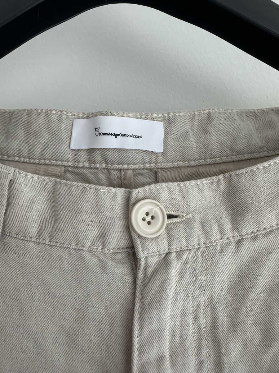 Pantaloni: Knowledge Cotton Apparel Hose Beige Leinen – Usato da Koblenz venduto da Joshua_M 1