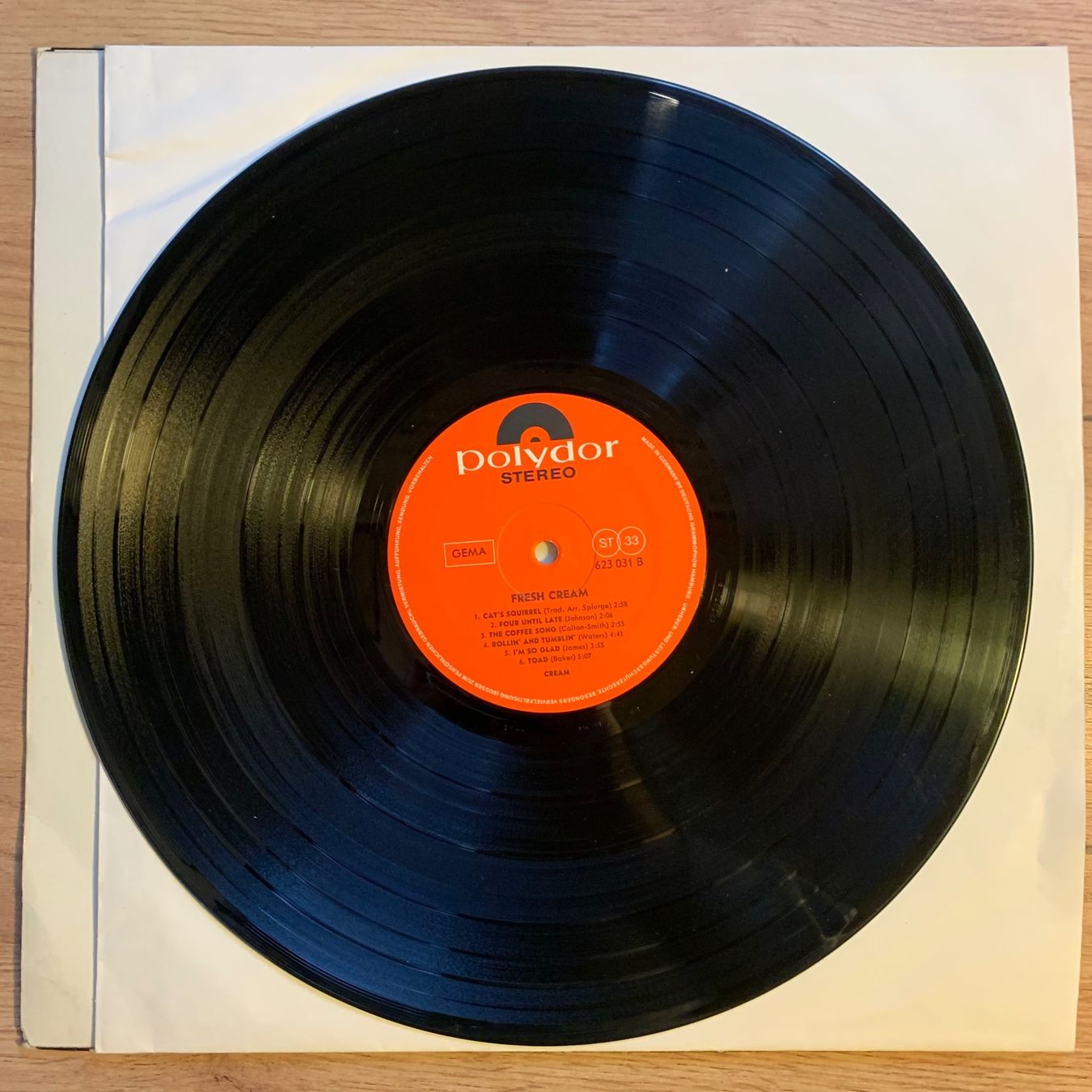 Dischi in vinile: CREAM - FRESH CREAM...OG GER 1966...VG+/VG – Usato da Gals venduto da Diskopatshop 2
