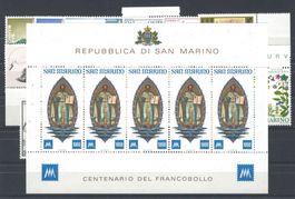 SAN MARINO 1977 JAHRGANG LUXUS MNH/**