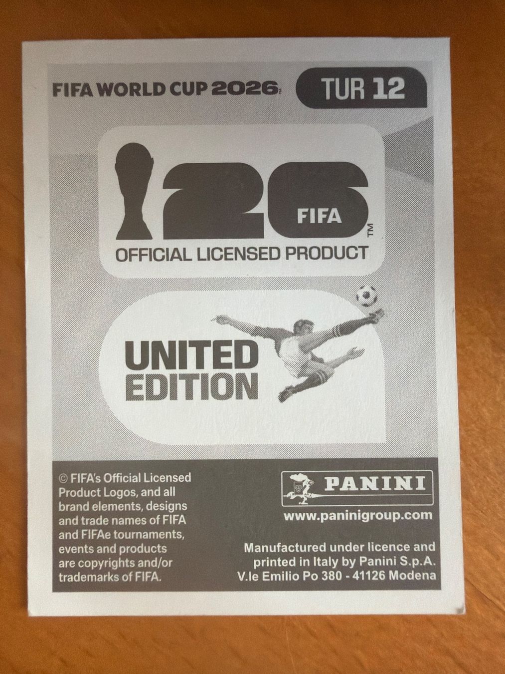 Panini Sammelbilder & Trading cards: Panini TUR12 – Neu (gemäss Beschreibung) aus Susten von Rechnun 1