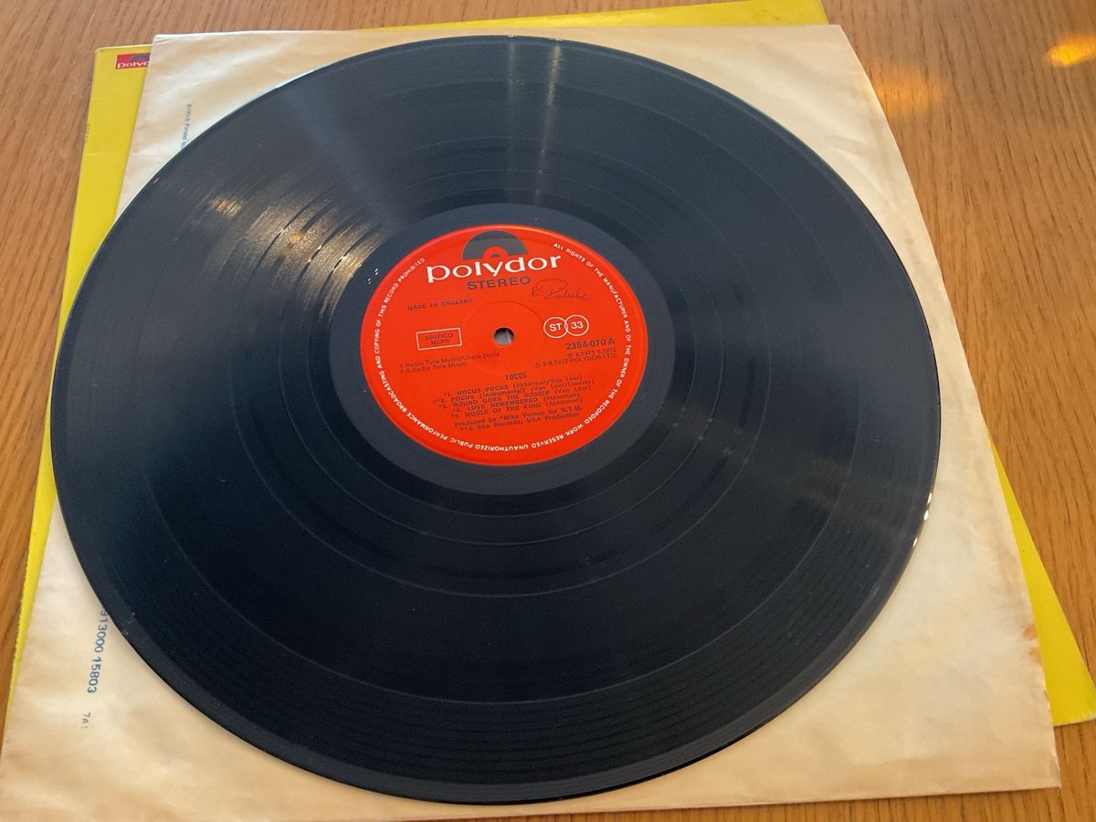 Dischi in vinile: Focus - Moving Waves LP Top Zustand1975 UK – Usato da Steinach venduto da Quarkie 2