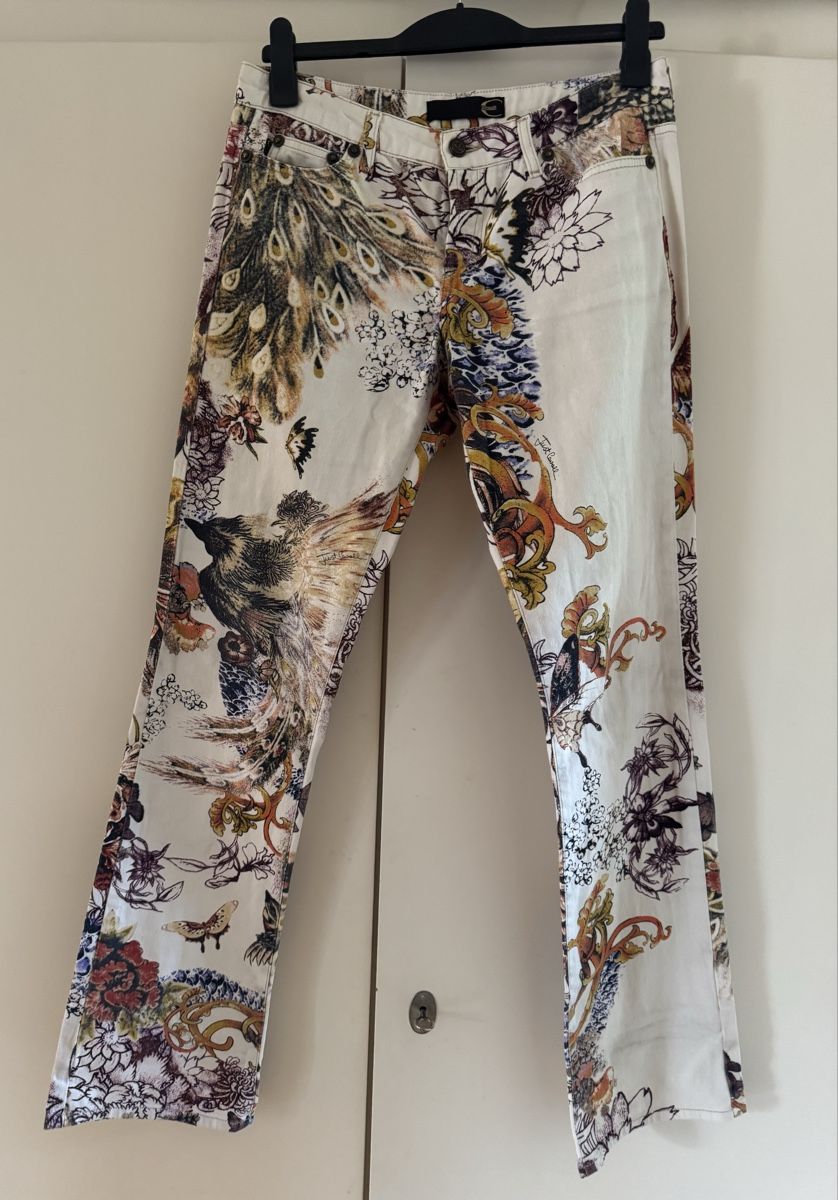 Roberto Cavalli Jeans: Vintage Roberto Cavalli SS/2000 printed jeans – Nuovo (secondo la descrizione) da Aigle venduto da 029_mbn