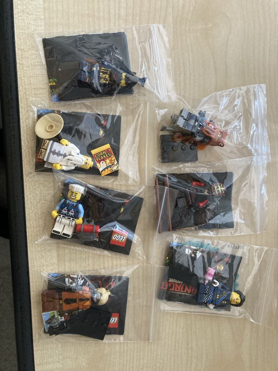 Lego Figuren: LEGO Ninjago Minifiguren 7 Stück – Neu (gemäss Beschreibung) aus Schwarzenburg von Schrepfer