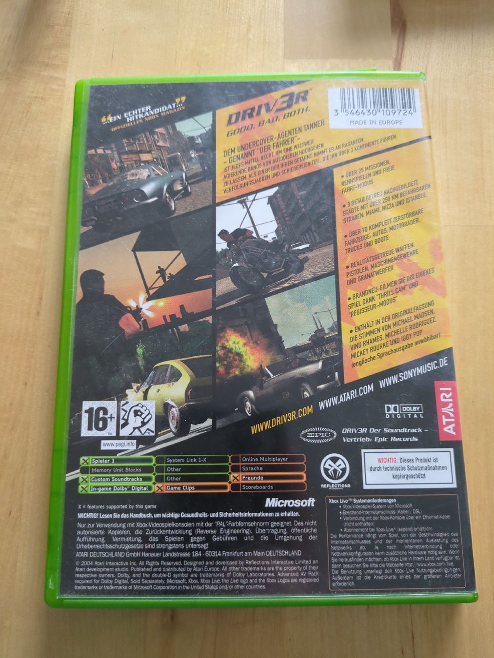 Microsoft Spiele: Driver 3 Xbox - Deutsch – Gebraucht aus Genève von ims1 2