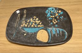 Vintage Brotteller aus Ornamin 60er Jahre Design Wiederkehr