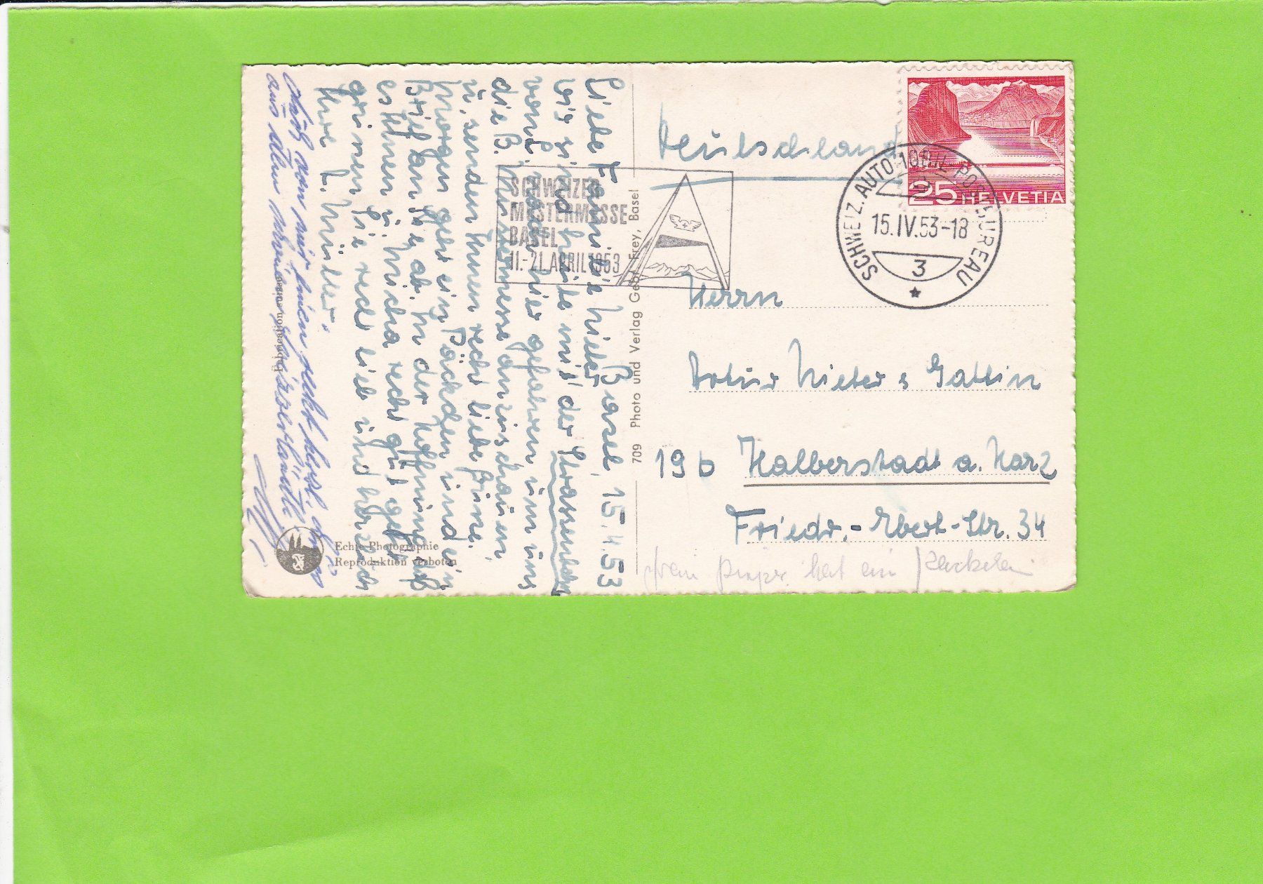 Cartes postales: Bâle-Basel-Basle – D'occasion à St. Peterzell par neckertal 1