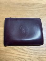 Portafoglio Cartier Paris in pelle bordeaux