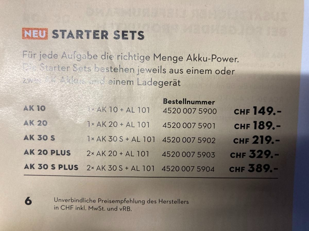 Stihl Akkus & Batterien: Neu Stihl Akku AK 20 Neu – Neu und originalverpackt aus Frenkendorf von BasLie 3