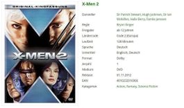 X-MEN 2 - DVD
