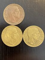 Royaume d’Italie, 3X 5 centimes 1938