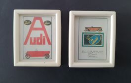 2 x Aimants, Magnets, Magnete, Audi, Audi Werke Zwickau