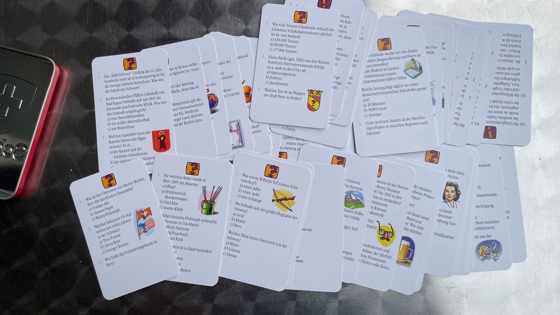 Spiele: Schweiz Das ultimative Quiz in Blechbox – Gebraucht aus Glattfelden von cybermaxx 3