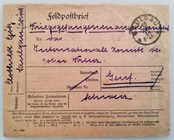 Deutschland Rotes Kreuz 1916, Kriegsgefangenensendung