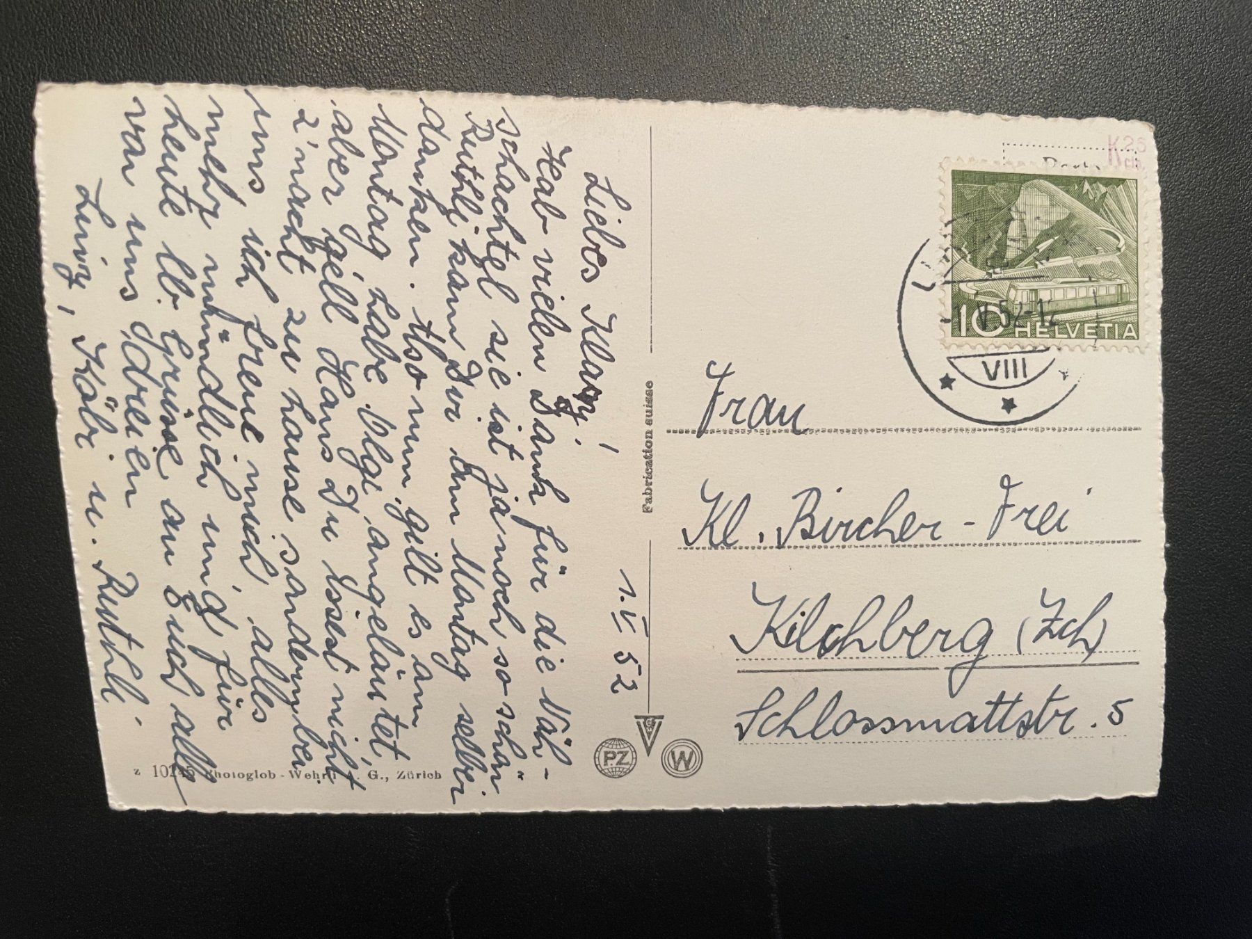 Ansichtskarten: AK ZH Urdorf, Kirche – Gebraucht aus Thal von Danny82 1