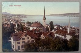 HORGEN - 1909 gelaufen -Ansichtskarte