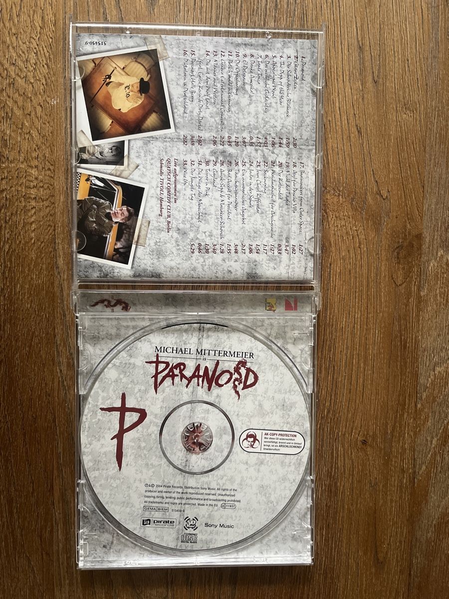 CDs: Michael Mittermeier - Paranoid - CD - Sehr Gut Erhalten! – Gebraucht aus Glarus von Greenday 1