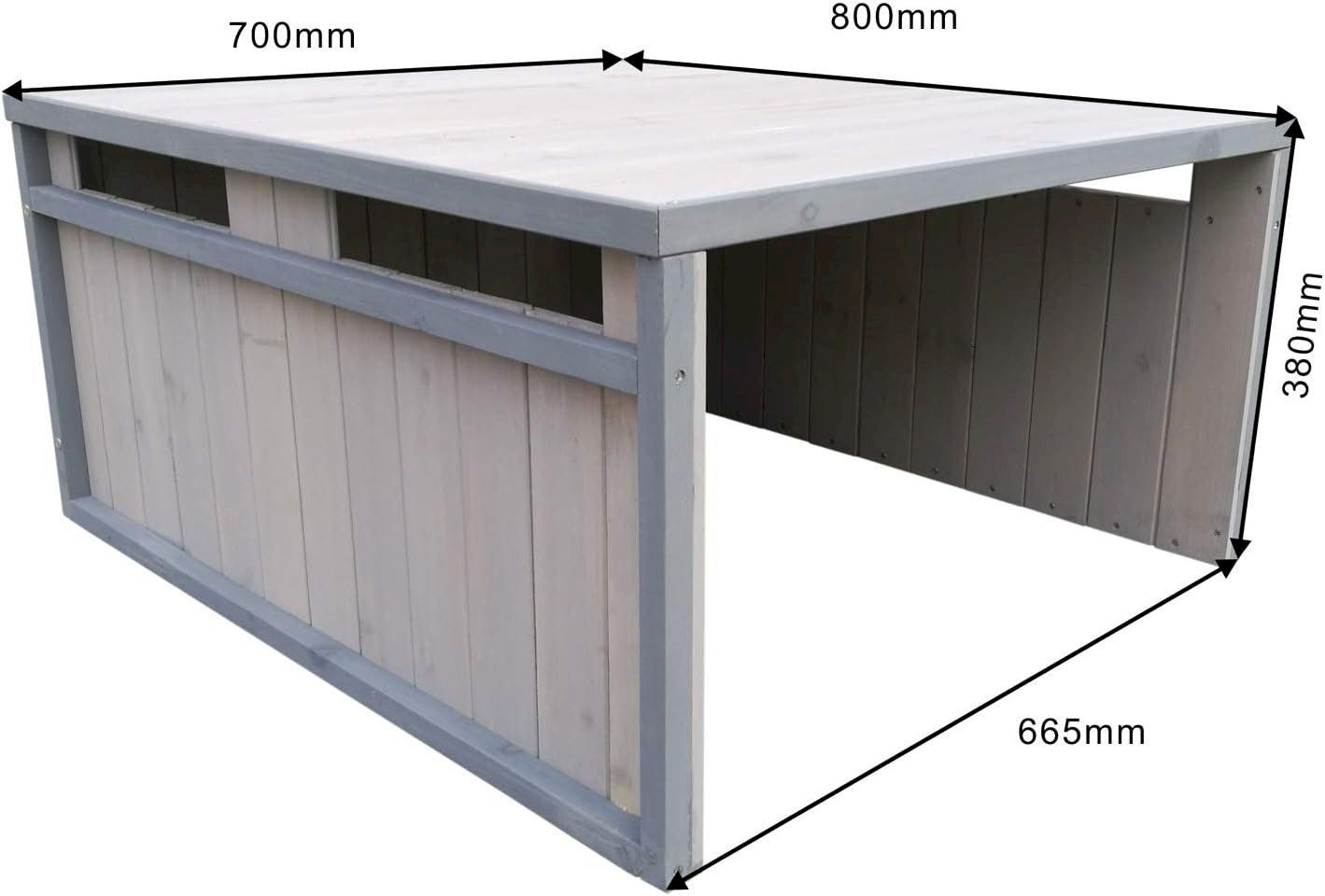 Tagliaerba: WilTec Mähroboter Holzgarage 80x70x38cm – Nuovo e nell'imballaggio originale da Bottighofen venduto da zaap 3
