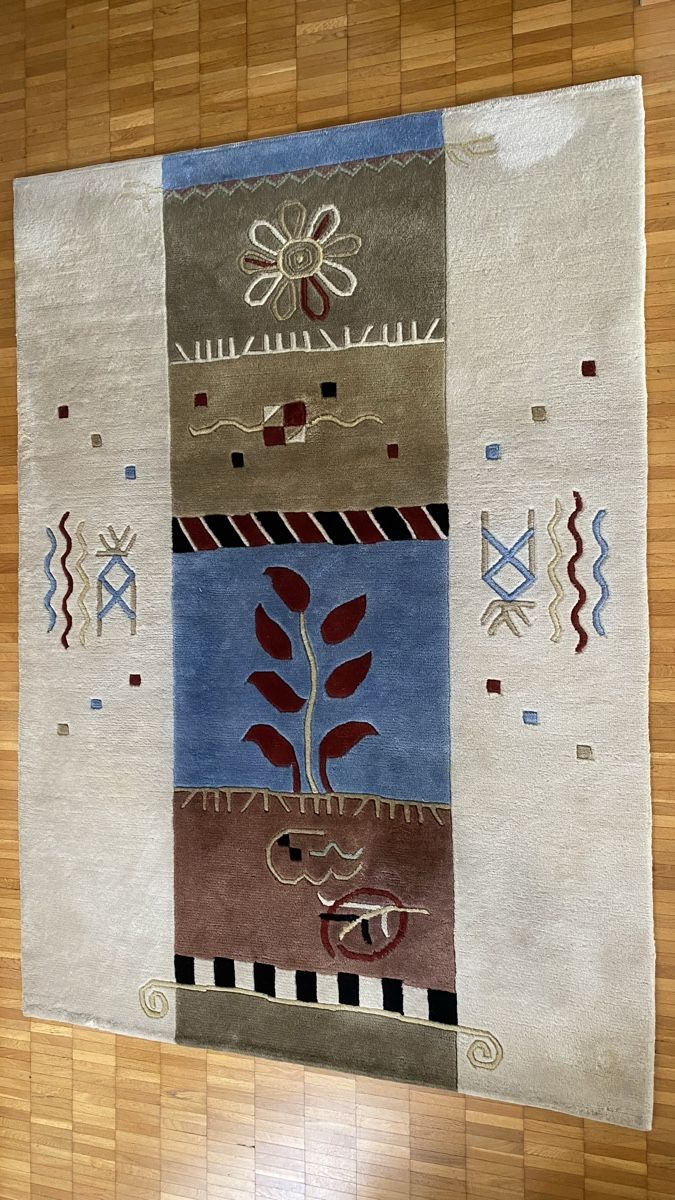 Teppiche: Teppich wunderschön Ursprung Tibet 145x202 cm – Gebraucht aus Pfäffikon SZ von Anita8808