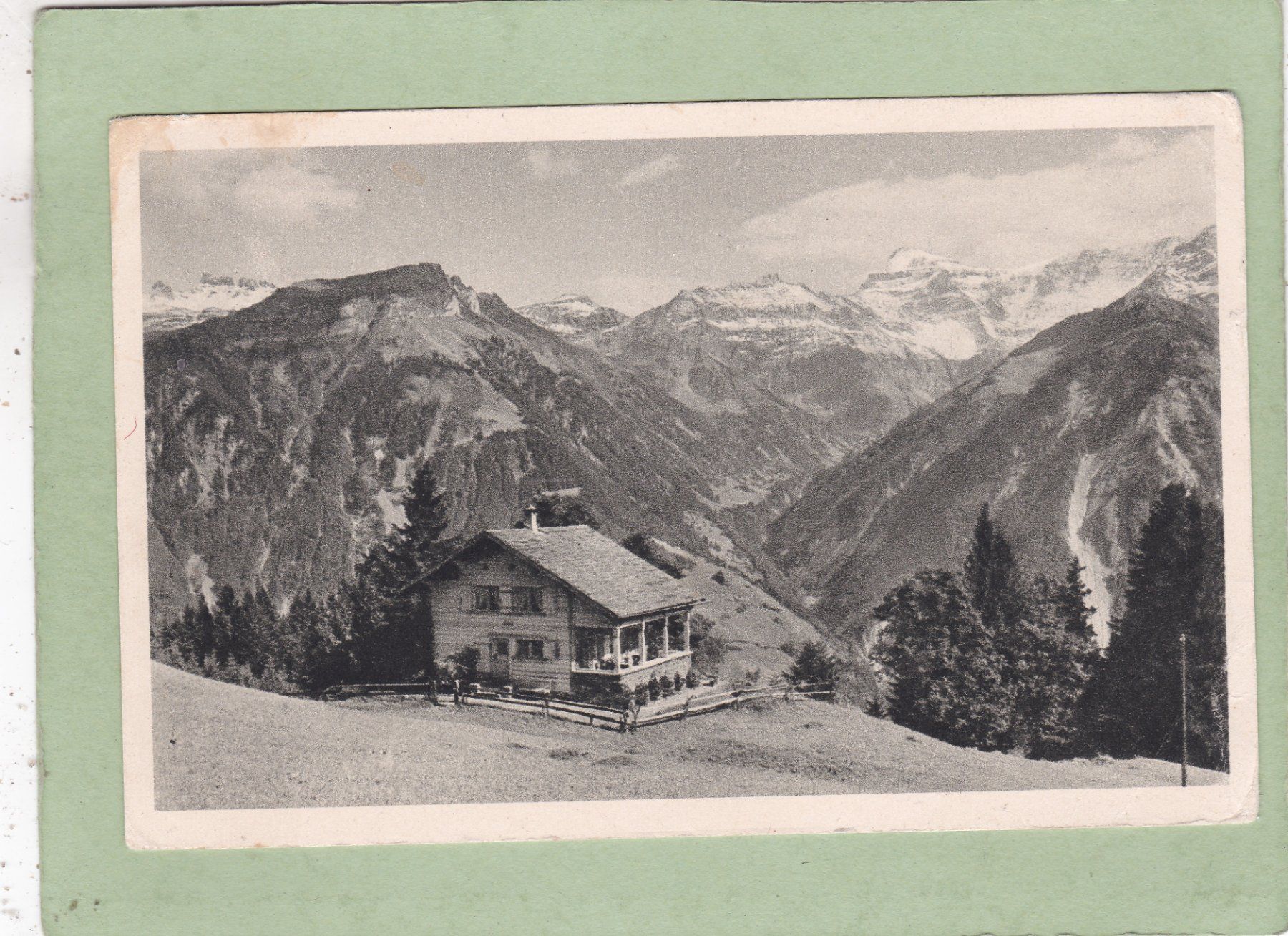 Cartoline postali: Braunwald Chalet " Bödeli " 1924 – Usato da Herisau venduto da Lisegrat2008