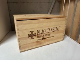 FLACCIANELLO FONTODI 6-er LEERE HOLZKISTE
