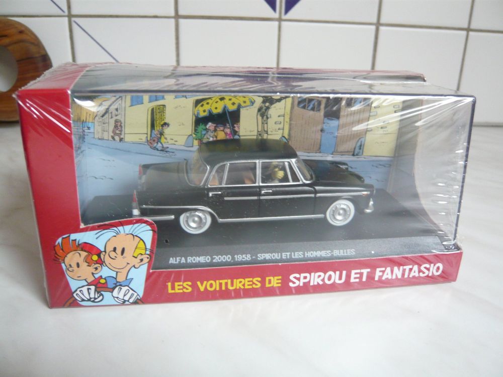 Lot De 6 Voitures Miniatures Spirou Atlas 1/43 - Neuves En Boîte Avec Livret - Thème Tintin