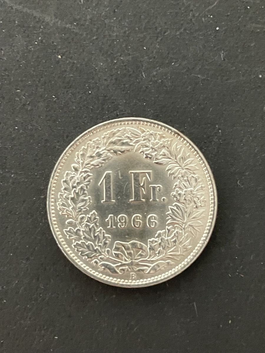 Toutes les monnaies: 1.- Silber CH Jahr 1966 – D'occasion à Meierskappel par Hala03 1